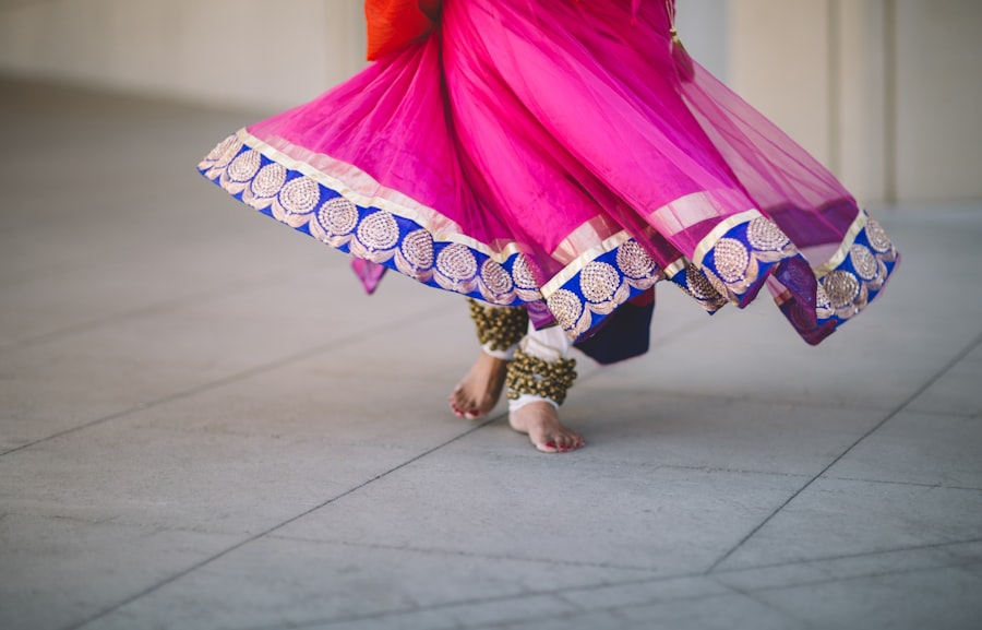 Flowing pink ensemble